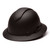 Pyramex Ridgeline Vented Full Brim Hard Hat 4-Point Ratchet Suspension - HP54117V - Black Graphite