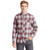 Maroon Timberland PRO Men's Woodfort Midweight Flannel Work Shirt - A1V49
