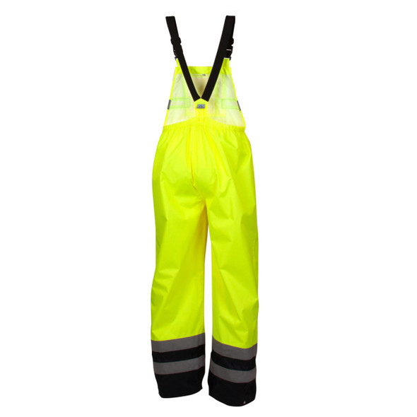 Pyramex RRWB31 Type R Class E High-Vis Waterproof Rain Bibs