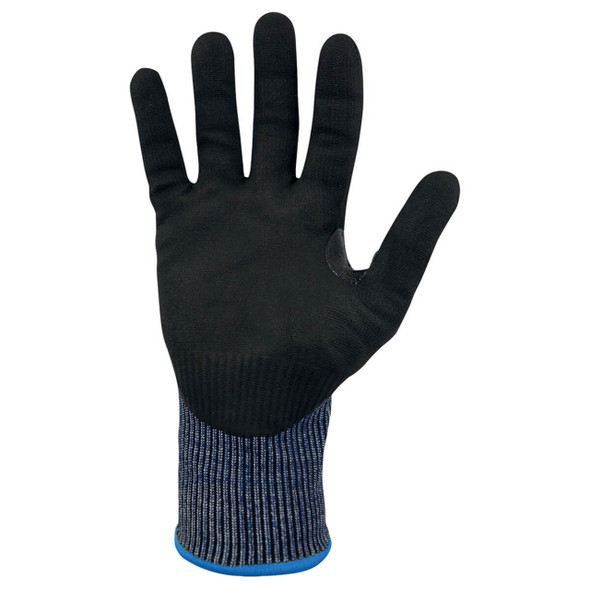 General Electric ANSI A4 Cut Resistant Foam Nitrile Coated Gloves - Black/Blue - GG224 - Single Pair