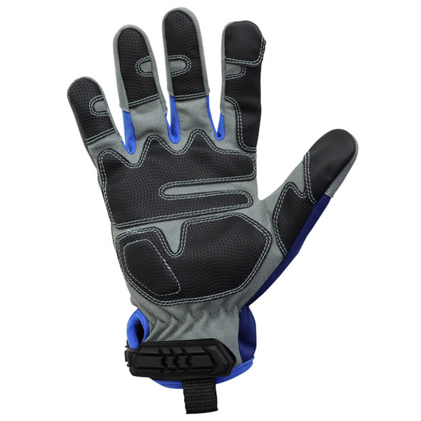 General Electric Pro Mechanics Gloves - Gray/Blue - GG411 - Single Pair