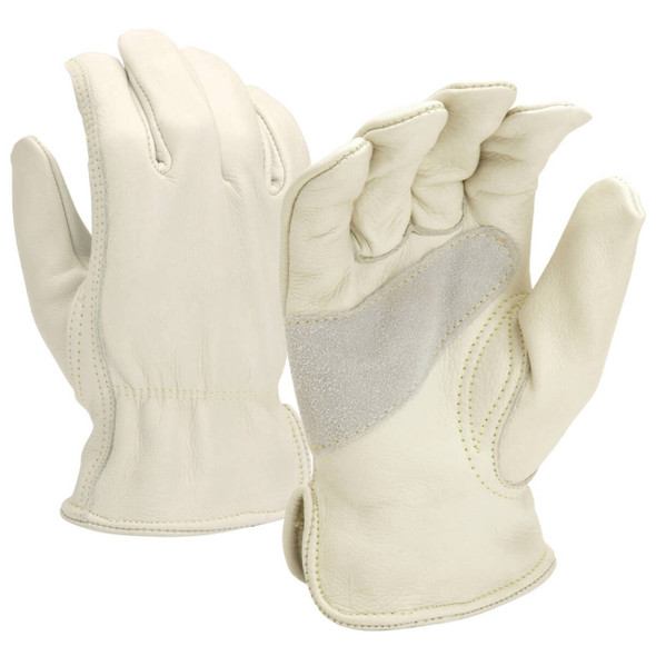 Pyramex GL2005K Premium Grain Cowhide Leather Driver Gloves