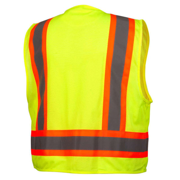 Pyramex RVZ24CP Type R Class 2 High-Vis Mesh Back Safety Vest