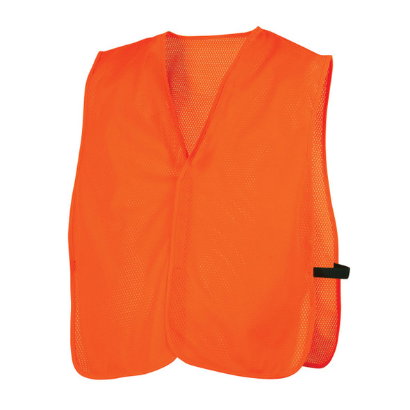 High Vis Orange Lumen-X Non-ANSI Plain Safety Vest - RV100NS