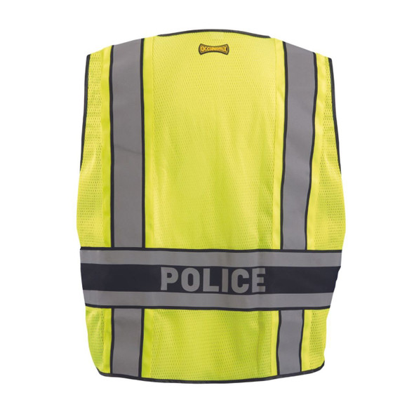 OccuNomix Type P Class 2 High-Vis Police Mesh Back Public Safety Vest - LUX-DPSP-DOR