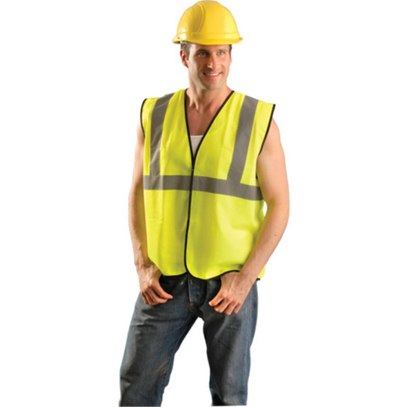 Yellow OccuNomix ANSI Class 2 Economy Safety Vest - ECO-G
