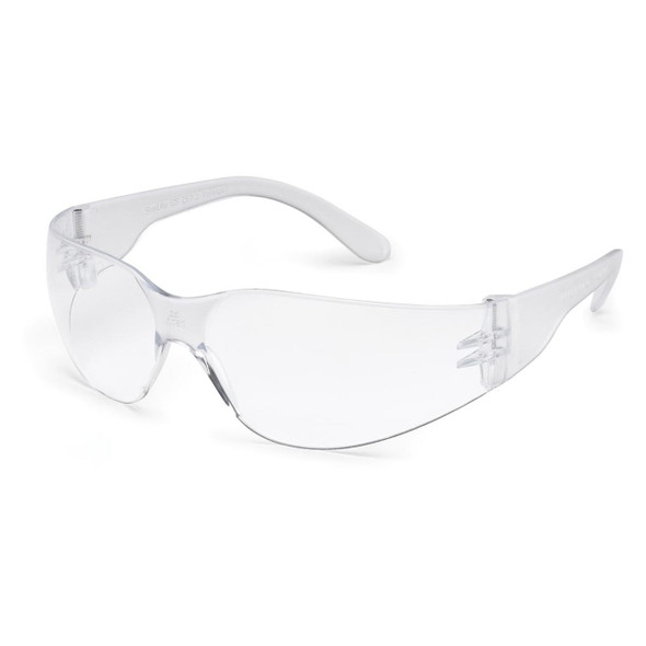 Gateway Starlite Safety Glasses - Clear Lens - Clear Temples