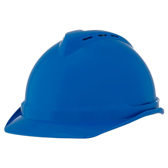 MSA V-Gard 500 Fas-Trac III 6-Point Ratchet Vented Hard Hat