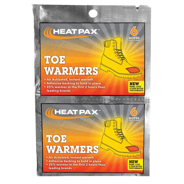 5 Pack/Pair of HEAT PAX Toe Warmers