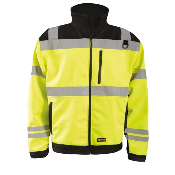 OccuNomix Type R Class 3 High-Vis 3 Season Soft Shell Jacket - LUX-M6JKT