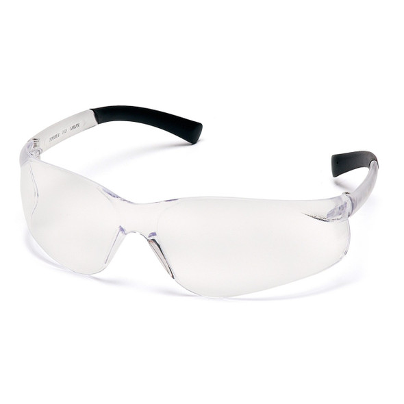 Pyramex Ztek Safety Glasses - Clear Lens - Clear Frame