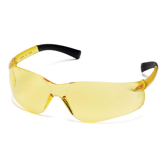 Pyramex Ztek Safety Glasses - Amber Lens - Amber Frame