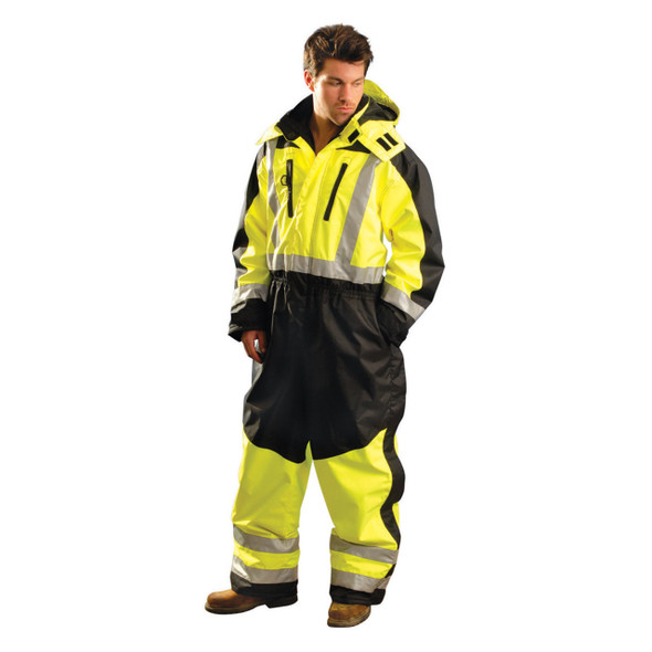 OccuNomix Type R Class 3 High-Vis Speed Collection Premium Cold Weather Coverall - SP-CVL