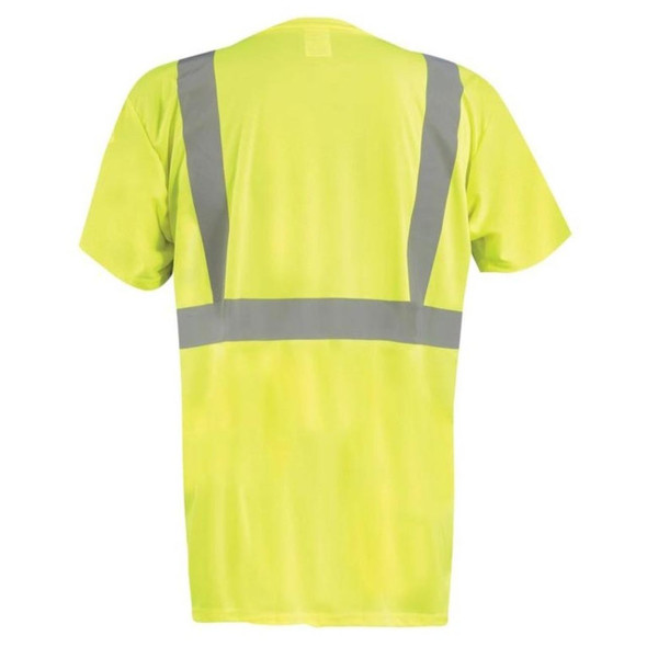 OccuNomix Type R Class 2 High-Vis Black Bottom T-Shirt - LUX-SSETPBK