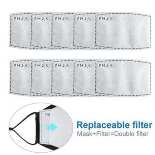 Super PM 2.5 Filter Mask Insert - Pack of 10