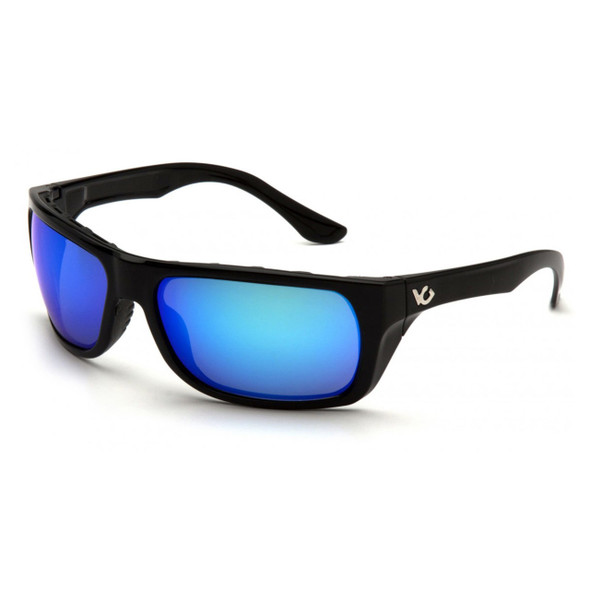 Venture Gear Vallejo Safety Glasses - Ice Blue Anti-Fog Lens - Black Frame