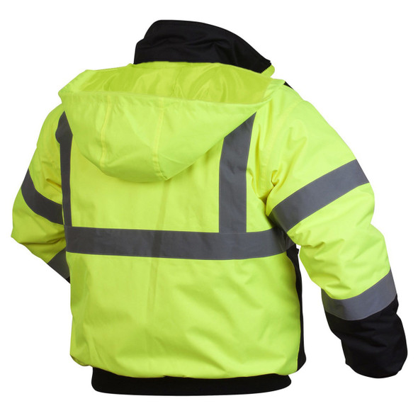 Pyramex RJ32 Type R Class 3 High-Vis Waterproof Quilt Lined Jacket