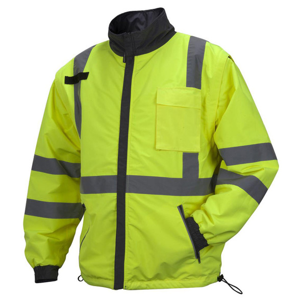 High-Vis Lime Green Pyramex Class 3 Multi-Use Windbreaker - RJR3410