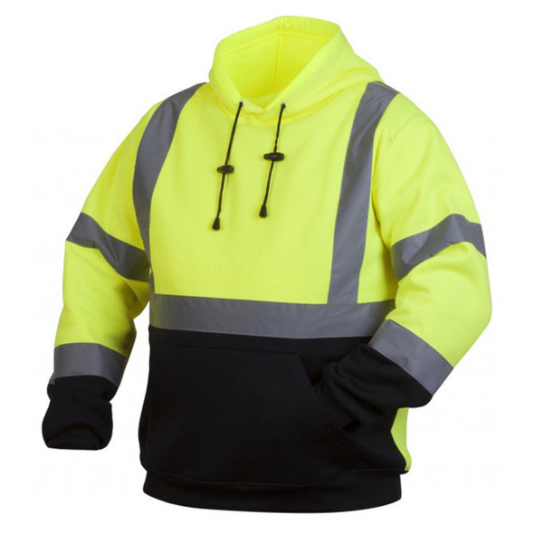 Pyramex RSSH32 Type R Class 3 High-Vis Pullover Hooded Sweatshirt