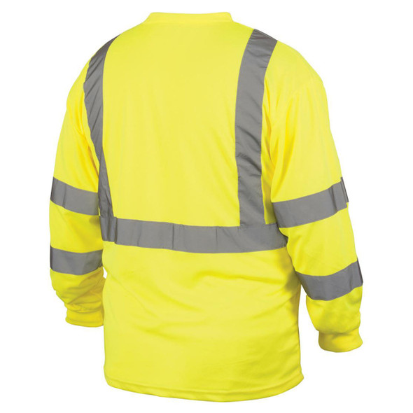 Pyramex RLTS31B Type R Class 3 High-Vis Black Bottom Long Sleeve T-Shirt