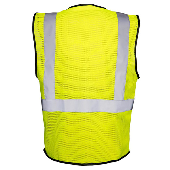 Rugged Blue Type R Class 2 High-Vis Economy Mesh Safety Vest