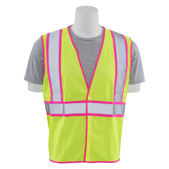 Girl Power Women's Type R Class 2 High-Vis Lime Safety Vest - S730