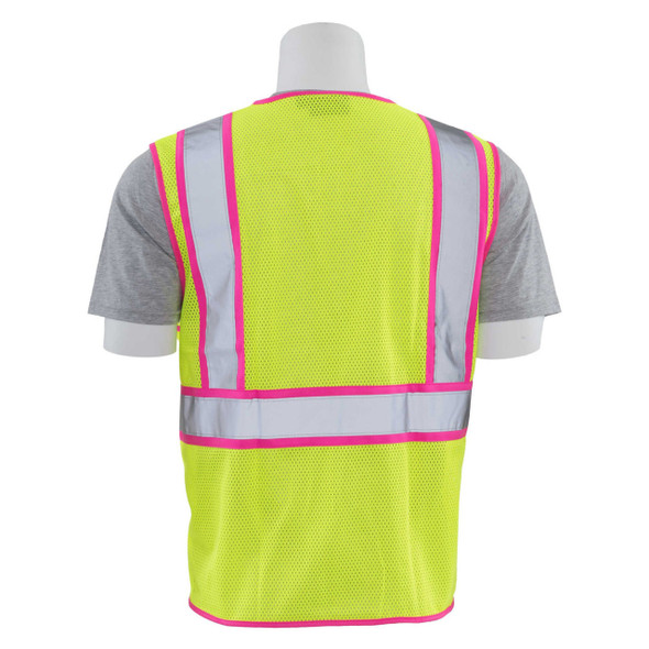 Girl Power Women's Type R Class 2 High-Vis Lime Safety Vest - S730