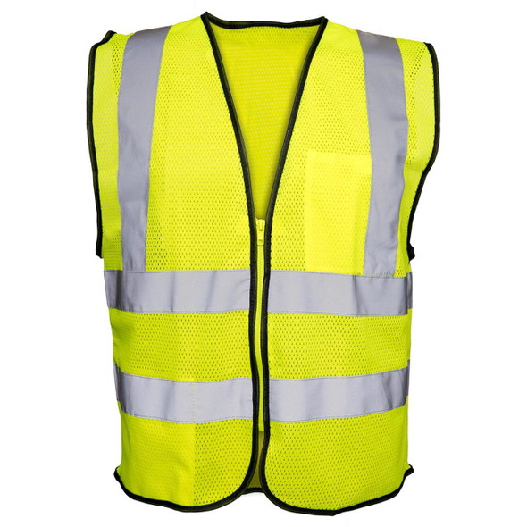 Rugged Blue Type R Class 2 High-Vis Double Stripe Mesh Safety Vest