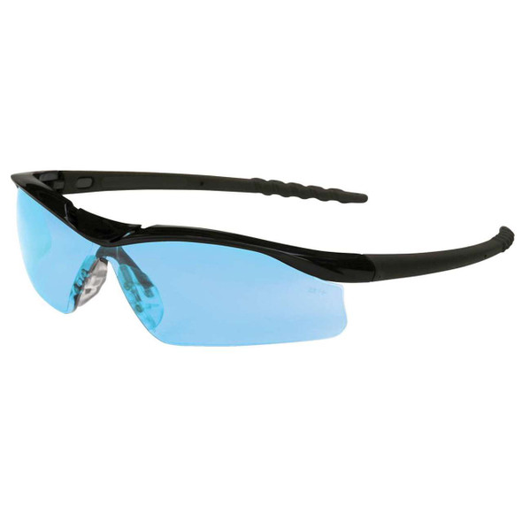 Crews Dallas Safety Glasses with Light Blue Lens