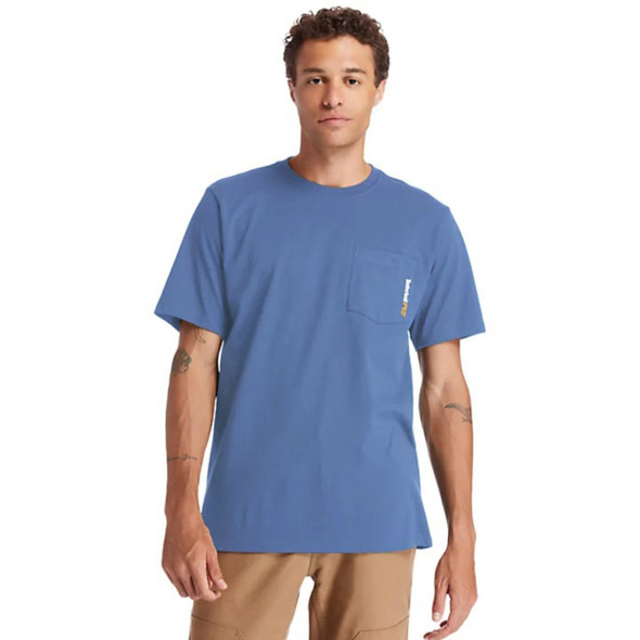 Vintage Indigo Timberland PRO Men's Short Sleeve Base Plate T-Shirt - A1HNS