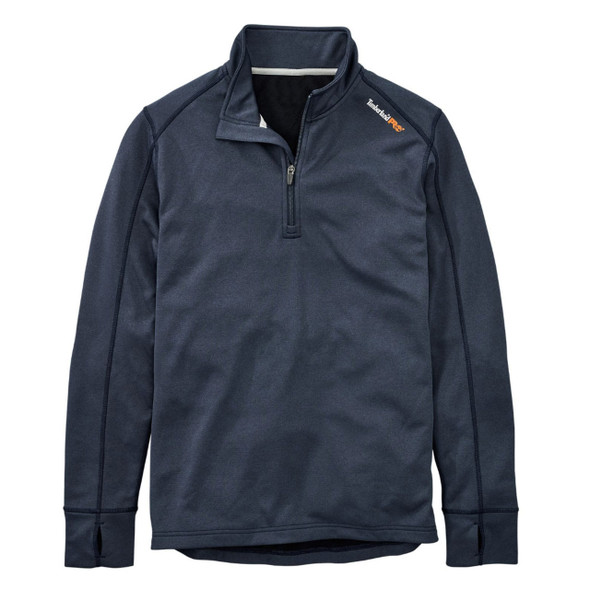 Navy Timberland PRO Men's Quarter-Zip Fleece Understory Shirt - A112J