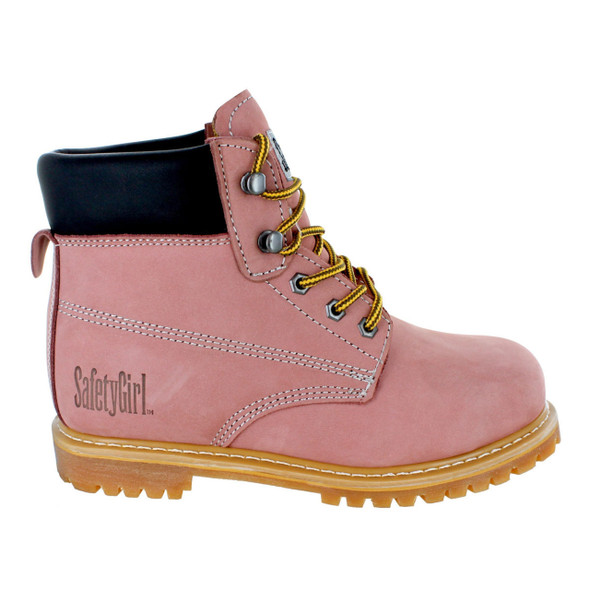 Safety Girl Women's Soft Toe Work Boots - Pink