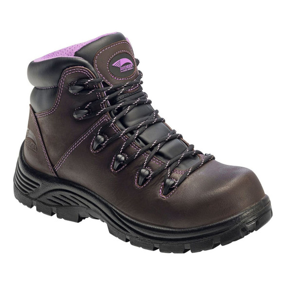 Avenger Women's Framer Brown Puncture Resistant EH Composite Toe Hiker Boots - A7123