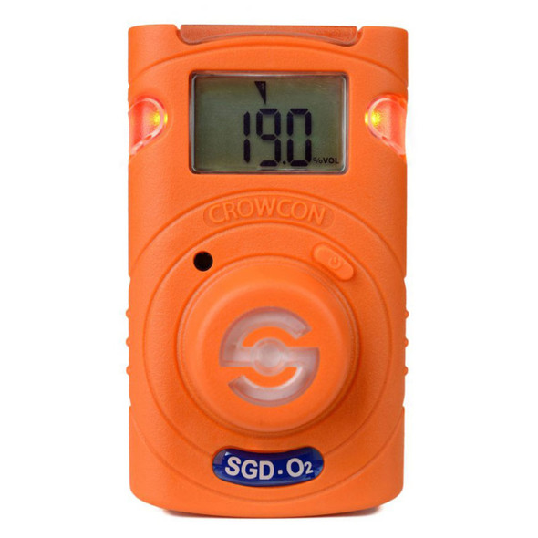 Crowcon Clip Single Gas Detector (O2) - CL-O-19.5