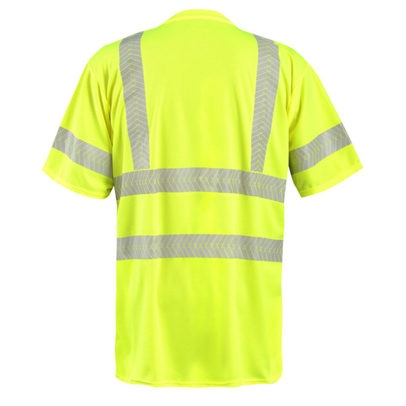 OccuNomix Type R Class 3 High-Vis Segmented Tape Short Sleeve T-Shirt - LUX-TSSP3B