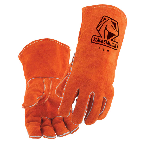 Black Stallion 110 Select Shoulder Split Cowhide Stick Welding Gloves