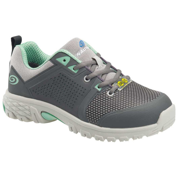 Nautilus Women's Zephyr Grey SD Alloy Toe Shoes - N1355