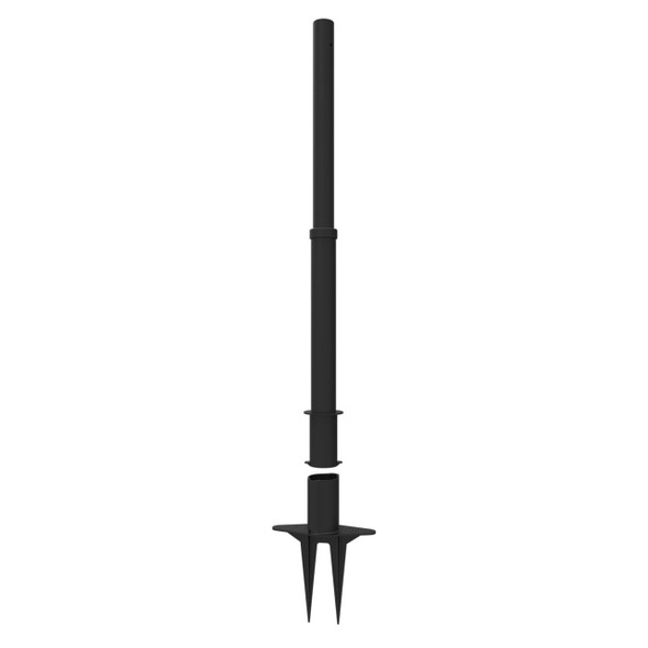 Banner Stakes Replacement Barrier Stanchion Stake, Plastic, Black; Each - PL4070
