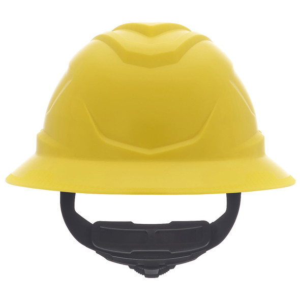 MSA V-Gard C1 Full Brim Hard Hat with Fas-Trac III Ratchet Suspension