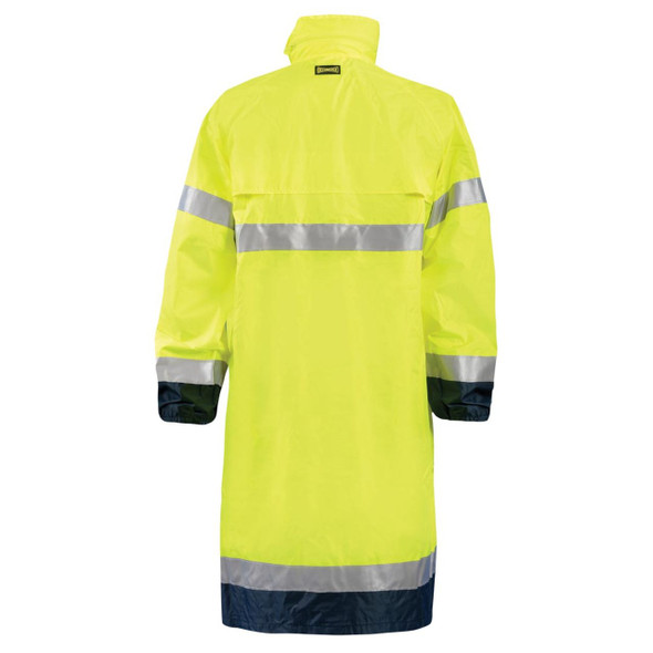 OccuNomix Type R Class 3 High-Vis 48" Extended Length Rain Coat - LUX-TJRE