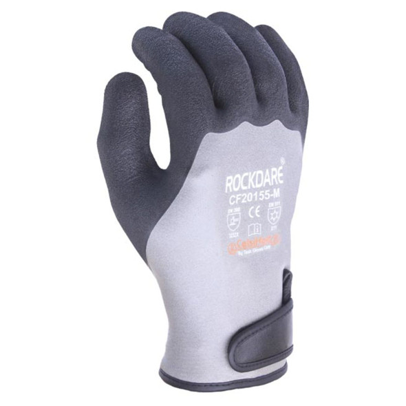 TASK CelsiHeit 13G Fleece Cold Weather Latex Coated Gloves - CF20155 - Single Pair