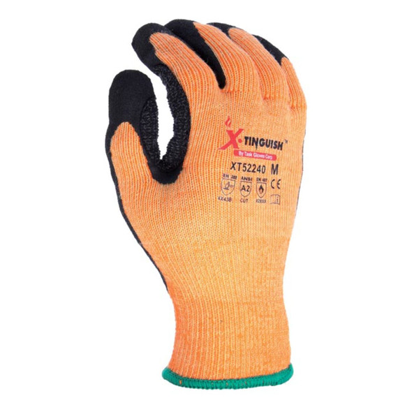 TASK X-Tinguish Aramid Heat Resistant ANSI 2 Sandy Nitrile Coated Gloves - XT52240 - Single Pair