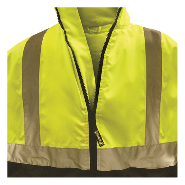 OccuNomix Type R Class 3 High-Vis Black Bottom Bomber Jacket - LUX-250-JB-B