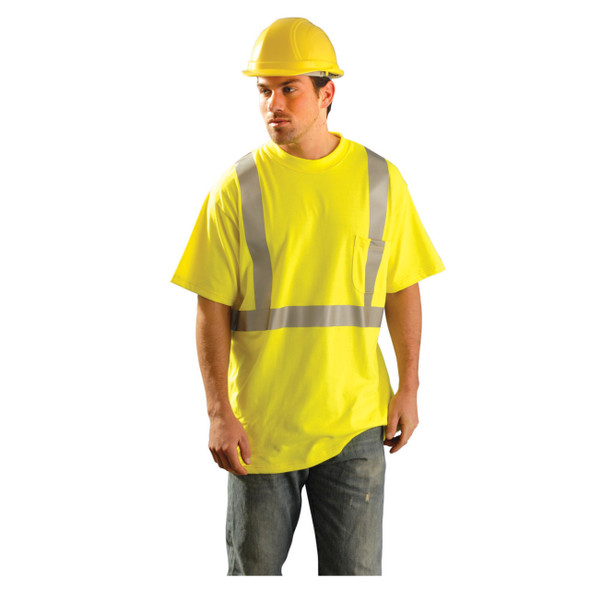 OccuNomix Type R Class 2 High-Vis Flame Resistant Short Sleeve T-Shirt - LUX-TP2/FR