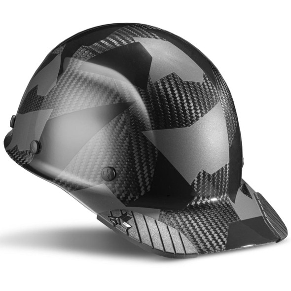 LIFT DAX Black Camo Carbon Fiber Cap Brim Hard Hat