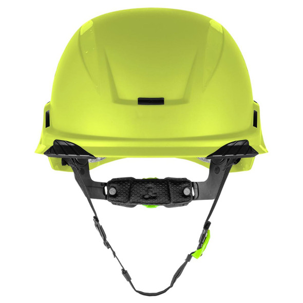 LIFT RADIX Hi-Viz Type 2 Non-Vented Safety Helmet - Hi-Viz Yellow - HRX-22HVE2