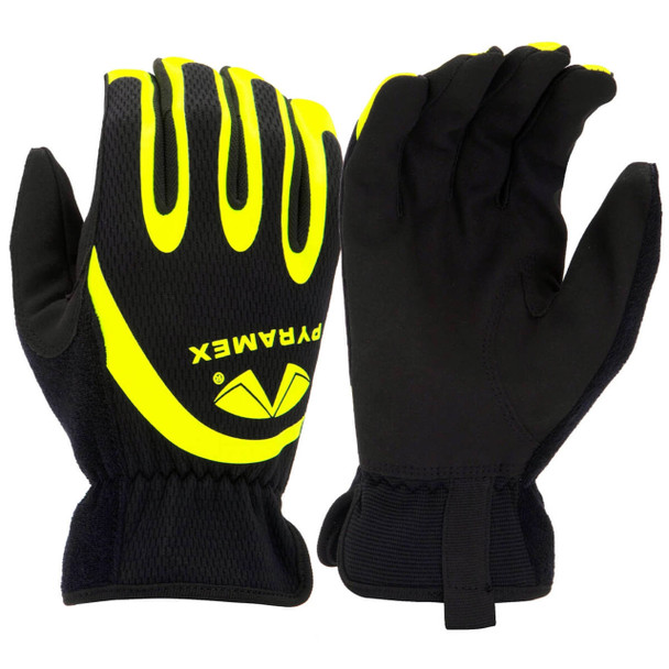 Pyramex GL103HT Hi-Vis Synthetic Leather Gloves