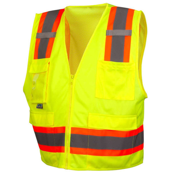 Pyramex RVZ24CP Type R Class 2 High-Vis Mesh Back Safety Vest