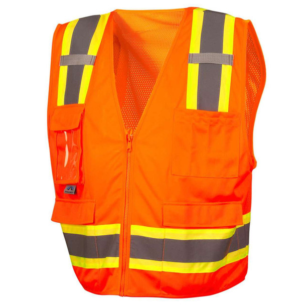 Pyramex RVZ24CP Type R Class 2 High-Vis Mesh Back Safety Vest