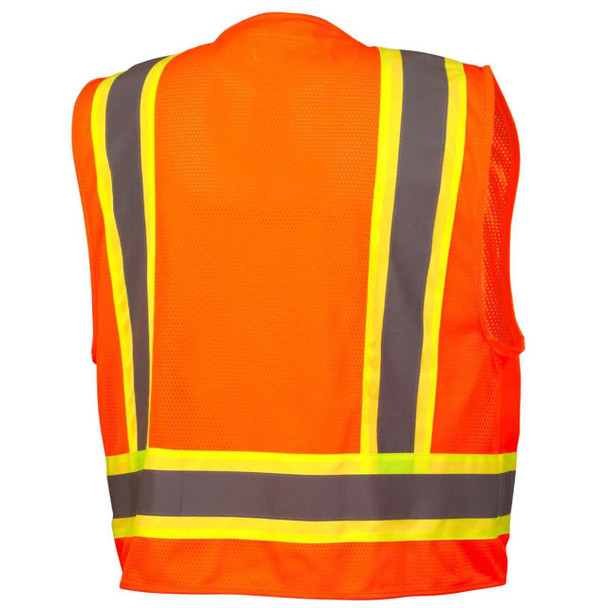 Pyramex RVZ24CP Type R Class 2 High-Vis Mesh Back Safety Vest